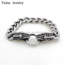 Wholesale fashion stainless steel dragon head bracelet